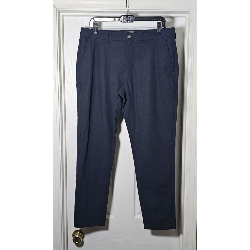 Birddogs Pants Slim Fit Size 32X30 Midnight Navy Performance Stretch No Liner